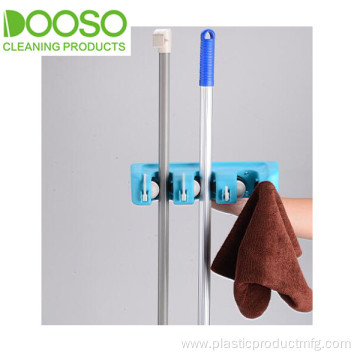 Mini 3 Slots 4 Hooks Mop Holder DS-1803